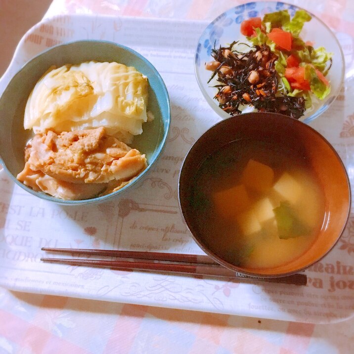 炊飯器de白菜と鶏肉の煮物